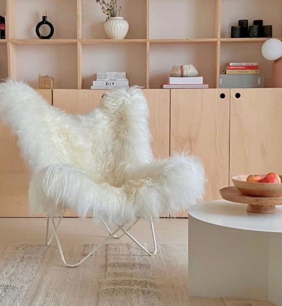 Véritable peau de mouton 